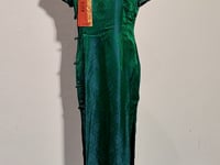 [656]G   Fourth Young Lady Premium Mulberry Silk Qipao: Vintage Old Shanghai Style, Elegant and High-End