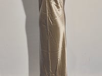 [681]GG     Premium Extra-Long Style! Sexy Satin Slip Dress in 45° Bias Cut with Imported Acetate (72%) for a Waist-Cinching, Slimming Silhouette