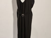 [630]NG     Elegant Commuter Vest Dress for Women New Collection Intellectual Black Tie-Knit Dress