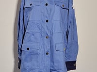 [209]G   New Fashionable Elegant Versatile Retro Lapel Jacket Workwear Style Denim Coat Women's