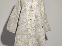 [823]G    Dangdang Somes "Noble Lady"  Paisley Embroidery Frog Button Cotton-Linen New中式 Outerwear for Women