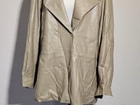 [094]G    MARIUS | "Paper Leather Jacket" Popcorn Series Lightweight, Comfortable Shearskin Waist-Cinching Leather Jacket