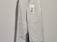 [205]GM   ["Cement Pants"] Turkish Denim Fabric Special Structure Layer Retro Frost Gray Jeans