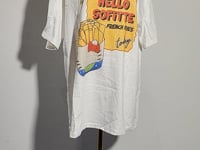 [833]GG   Unisex Heavy Industry Fun French Fries Graffiti Fashion Summer Short Sleeve T-shirt