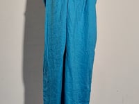 [589]NN Linen Blue Danube Knot Loose Dress