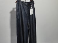 [058]GM     Natural Color Wide-leg  Casual Pants