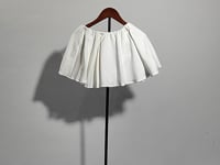 [025]GG    Quiet Luxury White Moonlight Lace Off-Shoulder Top with Embroidered Half-Skirt