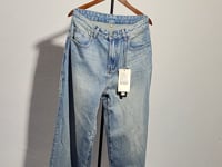 [772]GG    Light and Soft, Elegant and Sloppy-deconstructed, Three-dimensional Slim-fitting Wide-leg Straight Jeans