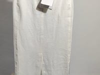 [872]NN Linen Skirt with Front Slit