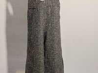 [902]GG   Spring Simple Wool Knit Wide-Leg Overalls ， Trendy Loose-Fit Versatile Casual Pants