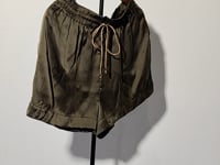 [262]GG     Cool and refreshing~ Women's pants,  silk outerwear shorts for women, casual summer style