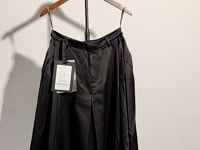 [264]GM   High-Waisted A-Line Satin Skirt Minimalist Elegant Long Skirt with High-End Spring Feel