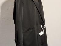 [049]GG    Plus Size Women's Black Label Collection Acetate Blazer Spring 、Curvy Women's Fashion Design Suit