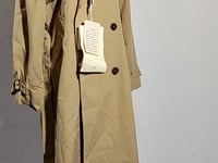 [608]GG   Classic Heavy-Duty Mid-Length Windbreaker for Petite Sizes