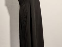 [165]GG     Little Black Dress High-End Acetate French Hepburn Style Sleeveless Long Dress