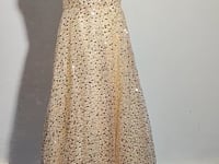 [776]NN High-end golden evening gown for women