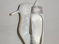 [554]NN French-style wedding shoes for women