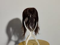 [215]GG    Seamless Top Hairpiece for Women: Small Area -Woven High-End Hair Filing Patch