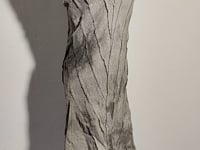 [473]GG  Unique Design Patchwork Texture Cotton and Hemp Mermaid Skirt