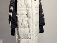 [670]NN Korean Style Mid-Length Knee-Length White Duck Down Jacket Loose Fit Fashionable High-End Extra Thick Outerwear
