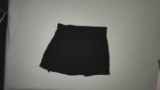 [304]GM   2025 Women's Spring and Summer Korean Style High Waist Slimming Black A-Line Skirt Plus Size Fashionable and Versatile Short Skirt