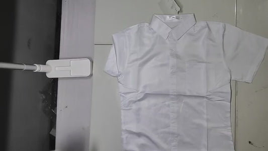 [413]MS Summer Lightweight Short-Sleeve Shirt for Men, Large Size, Wrinkle-Resistant, Business Formal, Korean Slim Fit, Solid Color Professional Attire
