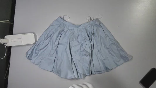 [532]GM  Spot Sale! Xiaoyi Custom Ballet-Inspired Girlish Charm Tencel Cotton Pleated A-Line Skirt