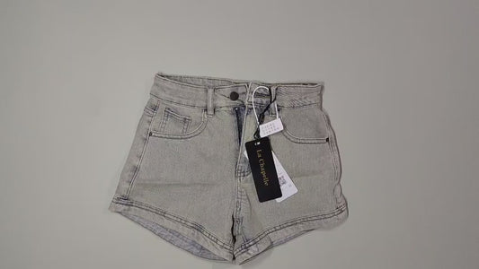 [232]MM  La Chapelle American Hot Girl Denim Shorts Women's Summer 2025 New Small High Waist A-Line Ultra Short Hot Pants