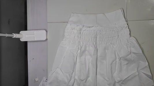 [051]MS Hollyii French Sweet High-Waisted Versatile A-Line Skirt 2025 Spring and Summer New Ruffled Hem Skirt