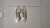 [326MR] ¡¾Promotional Price¡¿Love Design Gold Rhinestone Sandals Women's Designer Exclusive Crystal Ankle Ring High Heels Summer Women Thin Heels Pair with Skirts