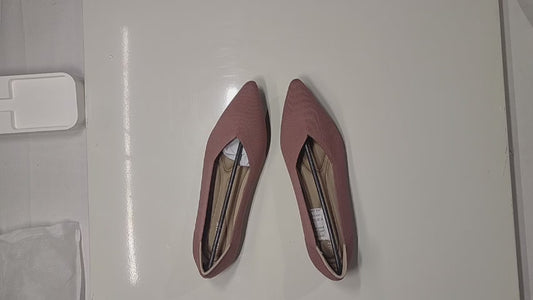[431]MM REREJOY Princess Collection Spring and Summer Knitted Mesh Breathable Egg Roll Soft Insole Slip-On Flat Shoes