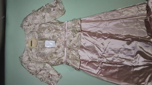 [474]GMM  Champagne Color 2024 New Collection Elegant Mother of the Bride Wedding Dress, Luxurious Mother-in-law Mother Dress