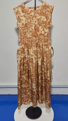 [402]G   RUORAN Spring and Summer Resort Style Old Money Style 100% Silk Elegant and Sophisticated Dress