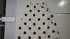 [766]GM   Women's Summer Viscose Knit Short-Sleeve Top and Skirt Set, French Waist-Cinching Slimming Elegant Polka Dot Mid-Length Skirt