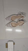 [095]NM Women's 2025 Summer New Arrival White Flower Bridal Stiletto Heels Pointed Toe Mesh Lace High Heels Closed Toes Sandals