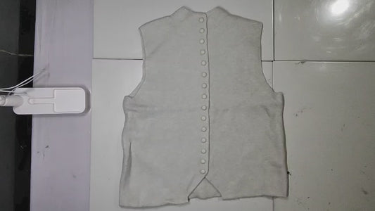 [564M]GM Women's 2025 New Korean Style Single-Breasted Knit Cardigan, Unique Versatile Layering Sleeveless Vest - Cut Label Counter Return