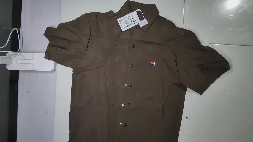 [115]JS Japanese Style Retro Vintage Short-Sleeved Shirt for Women Summer Loose Casual Lapel Design Niche Half-Sleeved Shirt