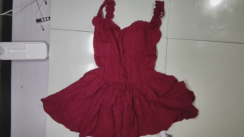 [882]MS [Mimi Jia] Hokkaido Girl Western Chic Lace Sexy Slimming Pleated Dress 25/Y575