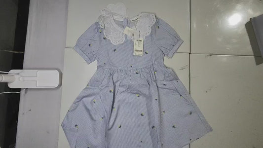 [383]MS Promotional Price David Bella Children's Summer Girls' Dresses New Arrival 100% Cotton Princess Dresses Kids' Clothing