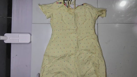 [948]GS  Plus Size French Romantic Resort Style Floral Print Summer Dress for Curvy Women with Slimming Waist Design A-Line Short Dress