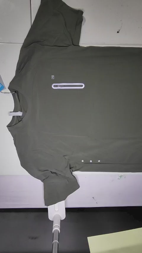 [405]MS [Promotional Price] Jiaonei Cool Pro Men's Quick-Dry Woven Short-Sleeve T-Shirt Sports Top Cooling and Sun Protection New Arrival