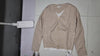 [667]GM     Women's 2025 Spring New Collection Double-Layered V-Neck Apricot Long Sleeve High-End Base Layer Sweater