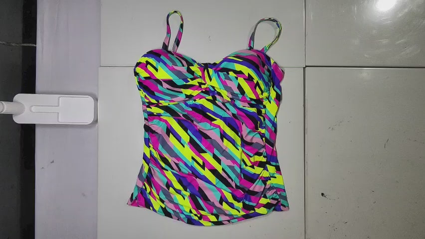 [114]MM COLLOYES European and American Fashion One-Piece Swimsuit with Sensual Halter Top Design for Women - Foreign Trade Leftover Stock