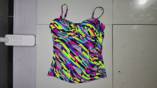 [114]MM COLLOYES European and American Fashion One-Piece Swimsuit with Sensual Halter Top Design for Women - Foreign Trade Leftover Stock