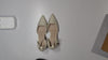 [188]NM Unique Design Medium Thick Heel French Wedding Shoes Pointed Toe Sandals for Bridesmaid Elegant Evening Shoes Comfortable to Wear