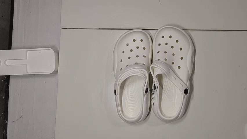 [538]NM Summer Cool Slippers for Nurses and Medical Staff in Hospitals, Thick Sole White Hole Shoes, Dual-use for Operating Rooms, Comfortable for Long Standing, Men and Women, Semi-Open