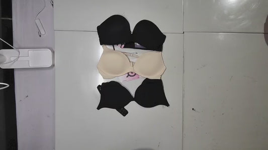 [575]GS    Strapless Bra Push-Up Non-Slip Invisible Bra Thin One-Shoulder Sexy Push-Up Bandeau Style Chest Bra
