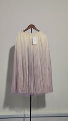 [896] Korean Women's Summer New Loose Gradient Pleated Midi Skirt, Flattering Mesh Fairy Skirt