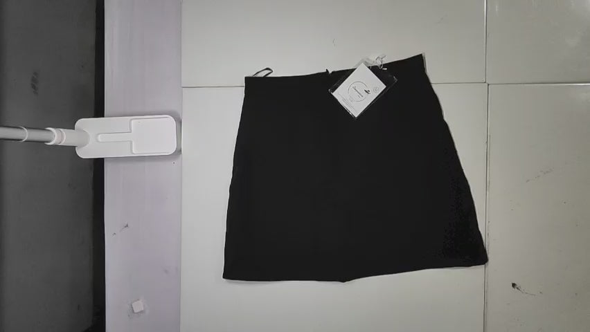 [268]MS Women's Plus Size Wool Short Skirt for Petite, Pants Skirt Hiding Hips, A-Line Slimming Bodycon Skirt, Short-Length Autumn and Winter