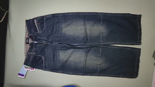 [201]NM  Don Cry Unisex American Retro Embroidery Patchwork Jeans Casual Street Style Washed Patch Designer Pants